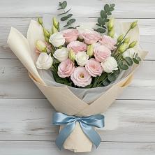 Букет цветов из:  Лизиантусы в Оловянной