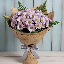 Букет цветов из:  Хризантемы в Оловянной