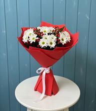 Букет цветов из:  Хризантемы в Оловянной