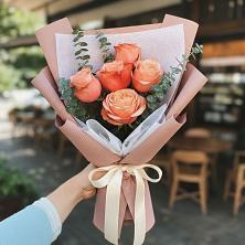 Букет цветов из:  Розы в Оловянной