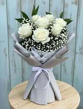 Букет цветов из:  Розы в Оловянной