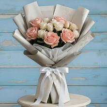 Букет цветов из:  Розы в Оловянной