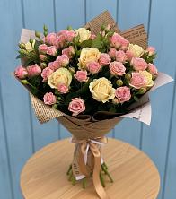 Букет цветов из:  Розы в Оловянной