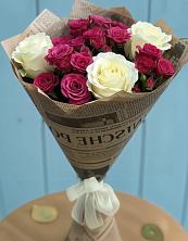 Букет цветов из:  Розы в Оловянной